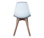 Chaise scandinave coque polypropylène (Lot de 4) - 6