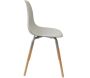 Chaise scandinave pieds métal et bois de hêtre Phenix (Lot de 2) - 5