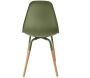 Chaise scandinave pieds métal et bois de hêtre Phenix (Lot de 2) - 65,90