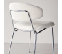 Chaise en tissu bouclette et métal Chico (Lot de 2) - 8