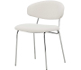 Chaise en tissu bouclette et métal Chico (Lot de 2) - 239