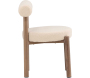 Chaise en tissu bouclette et métal Tillo (Lot de 2) - VEN-1151
