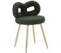 Chaise en tissu éponge Ilary 40 x 67 cm