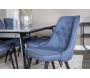 Chaise en tissu matelassé Velvet Deluxe (Lot de 2) - Venture Home