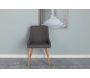 Chaise en tissu avec pieds en acier Plaza (Lot de 2) - 7