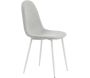 Chaise en tissu avec pieds en acier Polar (Lot de 2) - 5