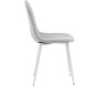 Chaise en tissu avec pieds en acier Polar (Lot de 2) - 6