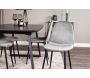 Chaise en tissu avec pieds en acier Polar (Lot de 2) - VENTURE HOME