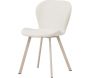 Chaise en tissus pieds en acier Lilja - 199