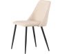 Chaise en tissus pieds en acier Night - 179