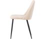 Chaise en tissus pieds en acier Night - 5