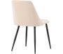 Chaise en tissus pieds en acier Night - 7