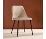 Chaise en tissus pieds en acier Night - VENTURE HOME