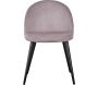 Chaise en velours côtelé avec pieds en acier Velvet (Lot de 2) - 169