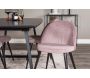 Chaise en velours côtelé avec pieds en acier Velvet (Lot de 2) - VENTURE HOME