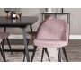 Chaise en velours côtelé avec pieds en acier Velvet (Lot de 2) - Venture Home