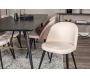Chaise en velours avec pieds en acier Velvet - VENTURE HOME