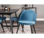 Chaise en velours avec pieds en acier Velvet (Lot de 2) - Venture Home