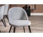 Chaise en velours avec pieds en acier Velvet (Lot de 2) - Venture Home