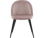 Chaise en velours avec pieds en acier Velvet (Lot de 2) - 129