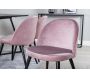 Chaise en velours avec pieds en acier Velvet (Lot de 2) - Venture Home