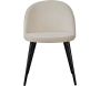Chaise en velours avec pieds en acier Velvet (Lot de 2) - 199