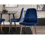 Chaise en velours et pieds cuivrés Polar (Lot de 2) - Venture Home