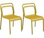 Chaises en aluminium Eos (Lot de 2)