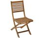 Chaises en eucalyptus Saturne