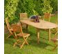 Chaises en eucalyptus Saturne - PROLOISIRS