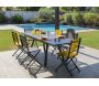 Chaises jardin pliantes en aluminium Thema (Lot de 2) - Alizé