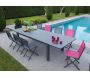Chaises jardin pliantes en aluminium Thema (Lot de 2) - PROLOISIRS