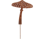 Champignon en métal rouillé sur pic