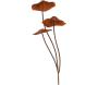 Champignon sur pic en métal rouillé - ESS-1906