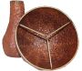 Champignon rond décoratif en acier rouillé 53 x 39 cm - 53,90