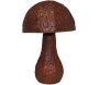 Champignon rond décoratif en acier rouillé 53 x 39 cm - LEG-0374