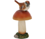 Champignons assortis avec oiseau en polyrésine (Lot de 3) - 35,90
