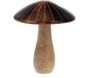 Champignons décoratifs en bois de manguier (Lot de 3) - AMADEUS