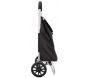 Chariot shopping en tissu structure en aluminium 2 roues larges - 39,90