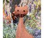 Chat décoratif en fer forgé rouillé - 37,90