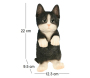 Chaton noir debout en résine 22 cm - 