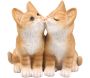 Chats en résine 18x12x17 cm
