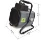 Chauffage ventilateur avec thermostat digital pour serre de jardin - PAA-0172