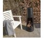 Cheminée de terrasse rond en acier - FANCY FLAMES