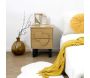 Chevet en MDF et métal Calypso - THE HOME DECO FACTORY