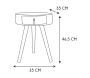 Chevet en bois scandinave Nora - CMP-1157