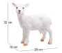 Chèvre en résine 28 x 10 x 32 cm - IMH-0303