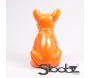 Chien bouledogue français coloré 37 x 25 x 22 cm - 64,90