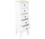 Chiffonier en bois 5 tiroirs Victoria - 5