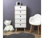 Chiffonnier bicolore pour enfants Like a star - THE HOME DECO KIDS